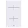 Image de Table De Cuisson Induction Domino Airlux Ati 322 Wh Blanc 29 Cm 2 Zones 3700 W