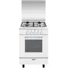 Image de Glem - cuisinière gaz 60l 4 feux blanc ga551gwh - GA551GWH