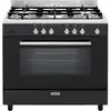 Image de Glem - piano de cuisson gaz 109l 5 feux noir ge960cmbk2 - GE960CMBK2