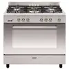 Image de Cuisinière E-cooker 90 X 60 Cm Inox - Four Gaz Catalyse 109 L - Gril Él Glem - Ge960cmix2