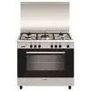 Image de Cuisinière Piano Glem Ga960mix2 Inox 90 Cm 5 Feux Four Gaz 104 L