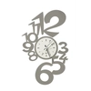 Image de ARTI E MESTIERI horloge murale LUPIN GRANDE (Boue et ivoire - Métal verni)