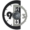 Image de ARTI E MESTIERI horloge murale VICTOR (Noir et aluminium - Métal verni)