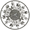 Image de ARTI E MESTIERI horloge murale SFARFALLIO PICCOLO (Boue - Métal verni)