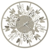 Image de ARTI E MESTIERI horloge murale SFARFALLIO PICCOLO (Sable - Métal verni)