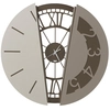 Image de ARTI E MESTIERI horloge murale METAMORPHOSI (Bronze, ivoire et sable - Métal verni)