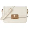 Image de VALENTINO Sac à épaule bandoulière crème pour femme - Floren Flap Bag Ecru 318498