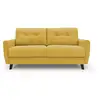 Image de Callisto canapé lit convertible en tissu doux imperméable t02 168 cm (mat. 140x197) jaune