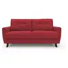 Image de Callisto canapé lit convertible en tissu doux imperméable t02 188 cm (mat. 140x197) rouge