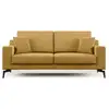 Image de Prestige canapé moderne en microfibre détachable t11 146 cm jaune