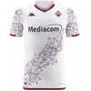 Image de Maillot Kombat Pro Away ACF Fiorentina 23/24 pour Homme - Blanc - Manches courtes - Imperméable - Respirant