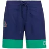 Image de Short de bain Logo Fuxom pour Homme - Bleu vert