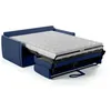 Image de Canapé convertible express - AGATHE - Tissu Bleu - matelas 14cm - 175 x 100 x 87 cm