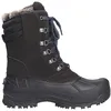 Image de Chaussures dhiver CMP Kinos WP pour homme en cuir noir à lacets - Basse - Plat