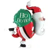 Image de BALLON ALU PÈRE NOËL LIVRAISON PATINS 114CM ROUGE