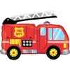Image de BALLON ALUMINIUM FORME CAMION DE POMPIER 102CM