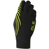 Image de Gants longs Alé Spirale noir jaune fluo - S