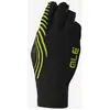 Image de Gants longs Alé Spirale noir jaune fluo - L