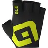 Image de Gants Alé Air courts noir jaune fluo - M