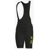Image de Cuissard court thermique Alé Winter noir jaune fluor - XS