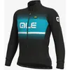 Image de T-shirt Alé Blend manche longue noir turquoise - XS