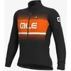 Image de T-shirt Alé Blend manche longue noir orange fluo - S
