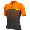 Image de T-shirt pour Homme ALE SS PRS Bridge - Orange - Manches courtes - Respirant - Vélo loisir