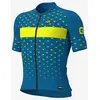 Image de Maillot Alé PRR Stars manche courte bleu jaune fluo - M