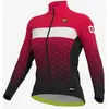 Image de Maillot Alé PRR Stars manche longue rouge clair noir blanc femme - M