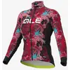 Image de Maillot Alé PRR Amazzonia manche longue rose noir femme - M