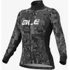 Image de Maillot Alé Solid Break manche longue noir gris femme - L