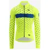 Image de Maillot Alé PRR Stars manche longue jaune fluo bleu - S