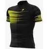Image de Maillot Alé Solid Turbo manche courte noir jaune fluo - M