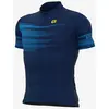 Image de Maillot Alé Solid Turbo manche courte bleu marine bleu clair - S
