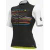 Image de Maillot Alé PRS Logo manche courte noir blanc multicolore femme - M