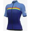 Image de Maillot Alé PRS Bridge manche courte bleu acier multicolore femme - L