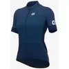 Image de Maillot Alé Solid Level manche courte bleu marine femme - S
