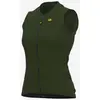 Image de Maillot Alé Solid Color Block sans manches vert olive foncé femme - L