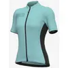 Image de Maillot Alé Color Block manche courte bleu clair noir femme - L