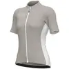 Image de Maillot Alé Color Block manche courte gris clair blanc femme - L