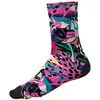 Image de Chaussettes Alé Kenya rose fluo multicolore - M-L