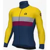Image de Maillot Alé Off-Road Gravel Chaos manche longue jaune bleu marine lilas - M