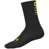 Image de Chaussettes Alé Strada 2.0 noir intense jaune fluo - S