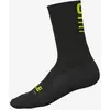 Image de Chaussettes Alé Strada 2.0 noir intense jaune fluo - L