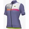Image de Maillot Alé PRS Zig Zag manche courte lavande blanc femme - M