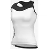 Image de Maillot Alé PRAGMA Color Block sans manches blanc noir femme - XS