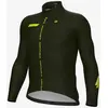 Image de Maillot Alé PR.E Follow Me manche longue vert foncé jaune - L