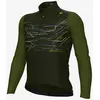 Image de Maillot Alé PR.E Megabyte manche longue vert pur jaune - M