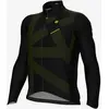 Image de Maillot Alé PRAGMA Direction manche longue vert foncé jaune - S