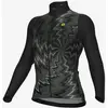 Image de Maillot Alé PR.E Liquid manche longue noir mat blanc femme - S
